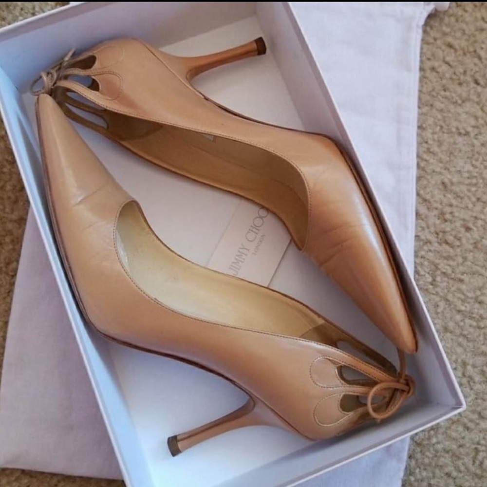 Jimmy Choo nude heels